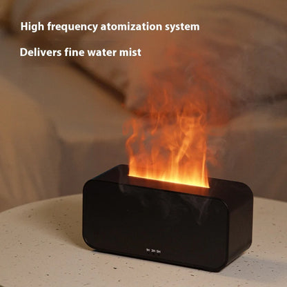 Flame Aroma Diffuser: USB Powered Aromatherapy & Humidifier in One