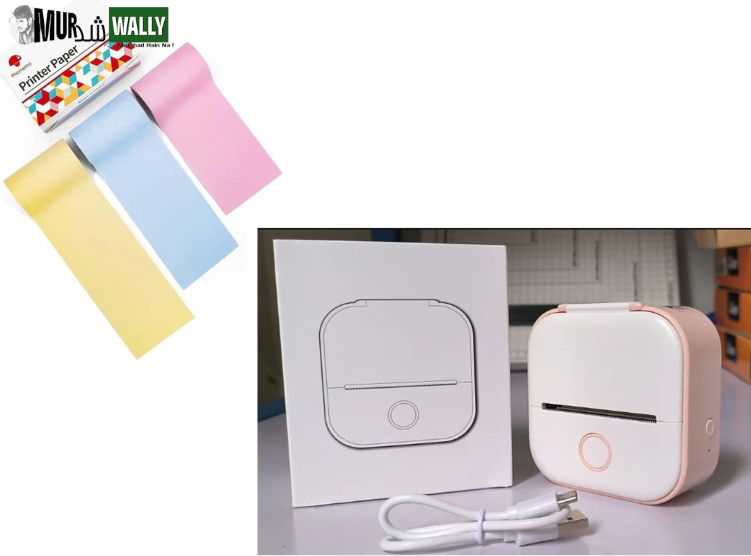 Portable Mini Thermal Label Printer Home Photo Printer Student Wrong Question Printer Bluetooth Mini Label Printer Price Tag