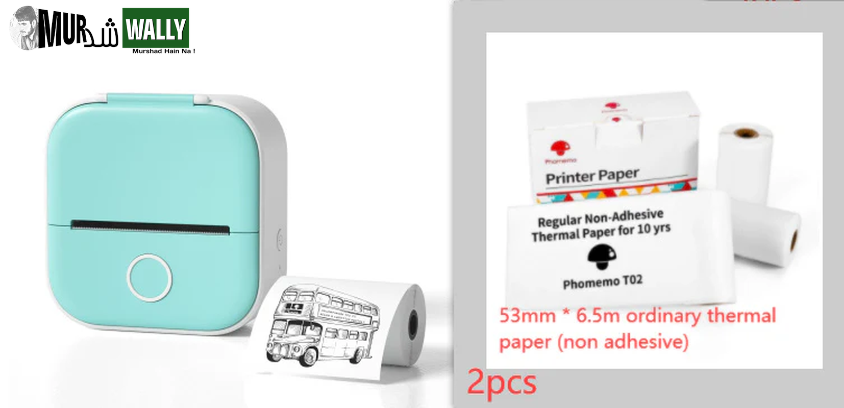 Portable Mini Thermal Label Printer Home Photo Printer Student Wrong Question Printer Bluetooth Mini Label Printer Price Tag