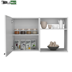 Kitchen Wall Cabinet Burwood, White Finish