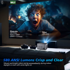 Magcubic Android 11 4K Smart Projector 580ANSI 1920*1080P Full HD Wifi6 BT5.0 Allwinner H713 Voice Control Home Cinema Theater