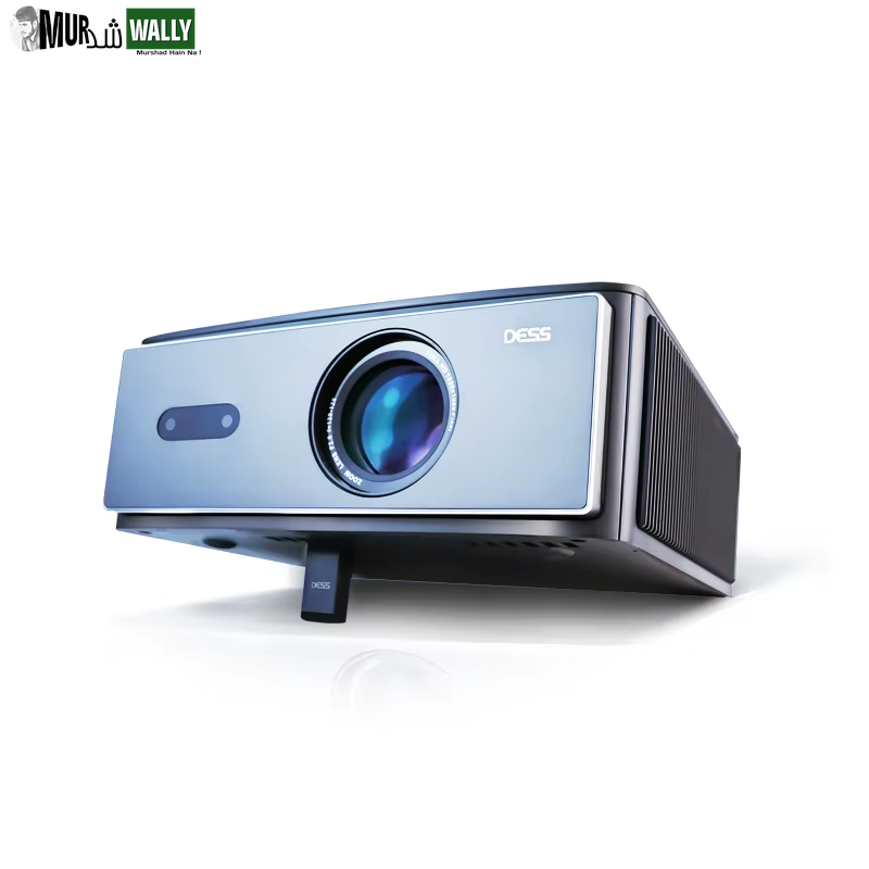 AI Off-Axis&E-Stand Dess C4 PRO 1080P Projector Full HD 4K 1200ANSI Projectors Video Smart TV for Home 32GB Movie Theater Beamer