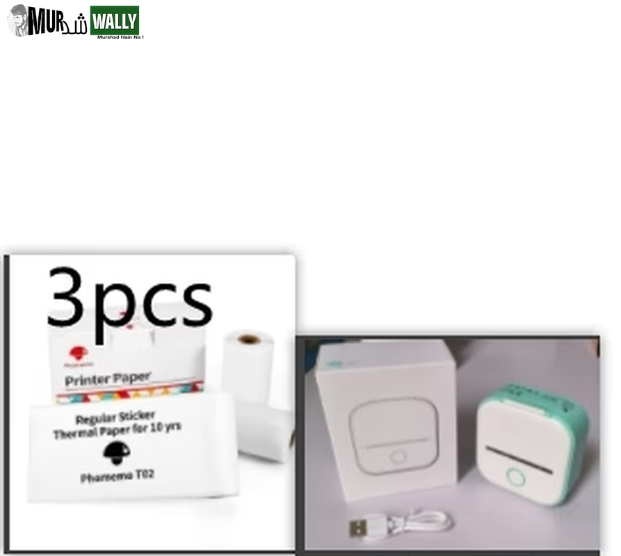 Portable Mini Thermal Label Printer Home Photo Printer Student Wrong Question Printer Bluetooth Mini Label Printer Price Tag