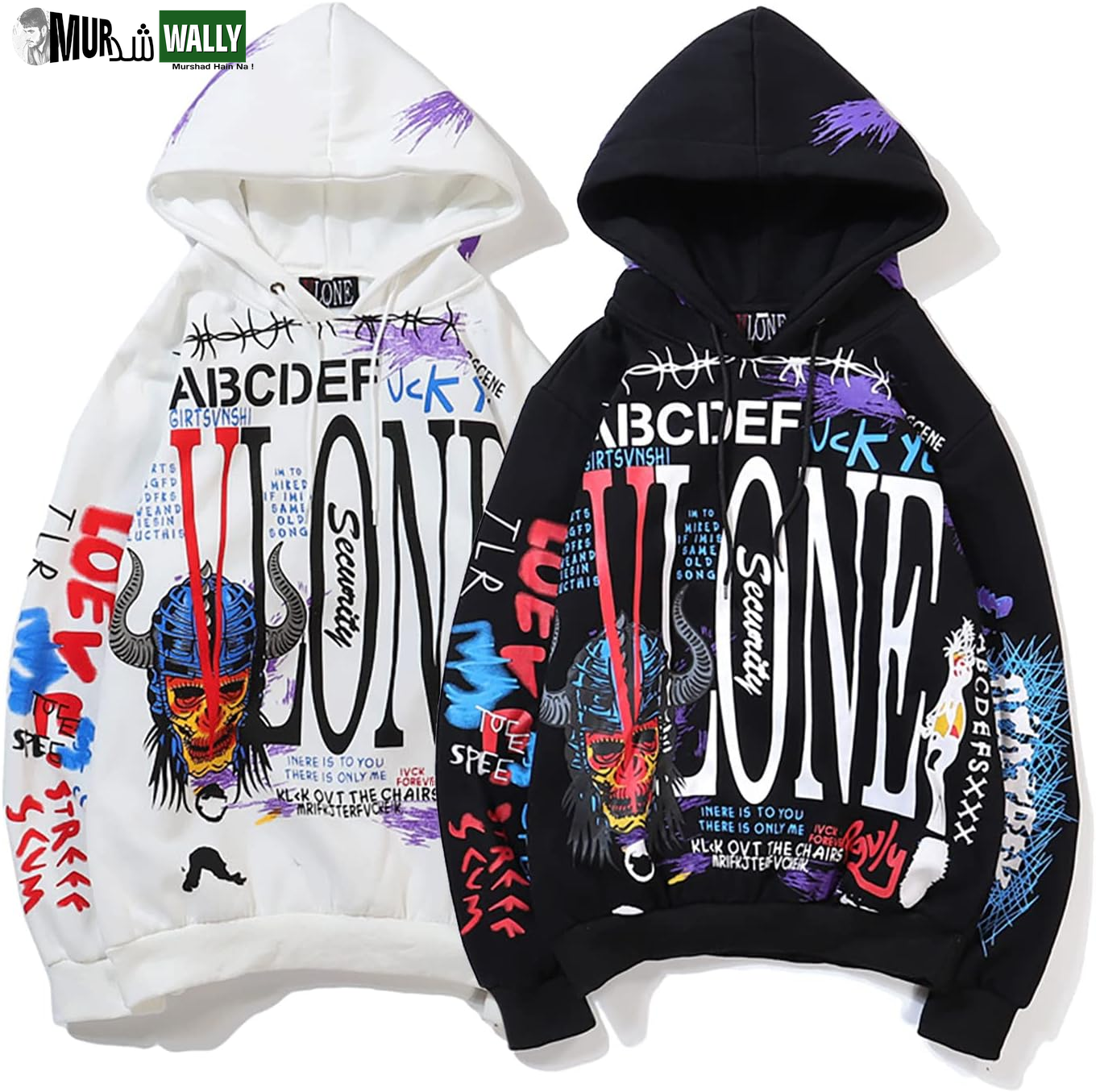 Thin Rapper Hoodie Long Sleeve Fashion Hip Hop Sweatshirts Pullover Hooded Thin Hoodies Graffiti Graphic Designs