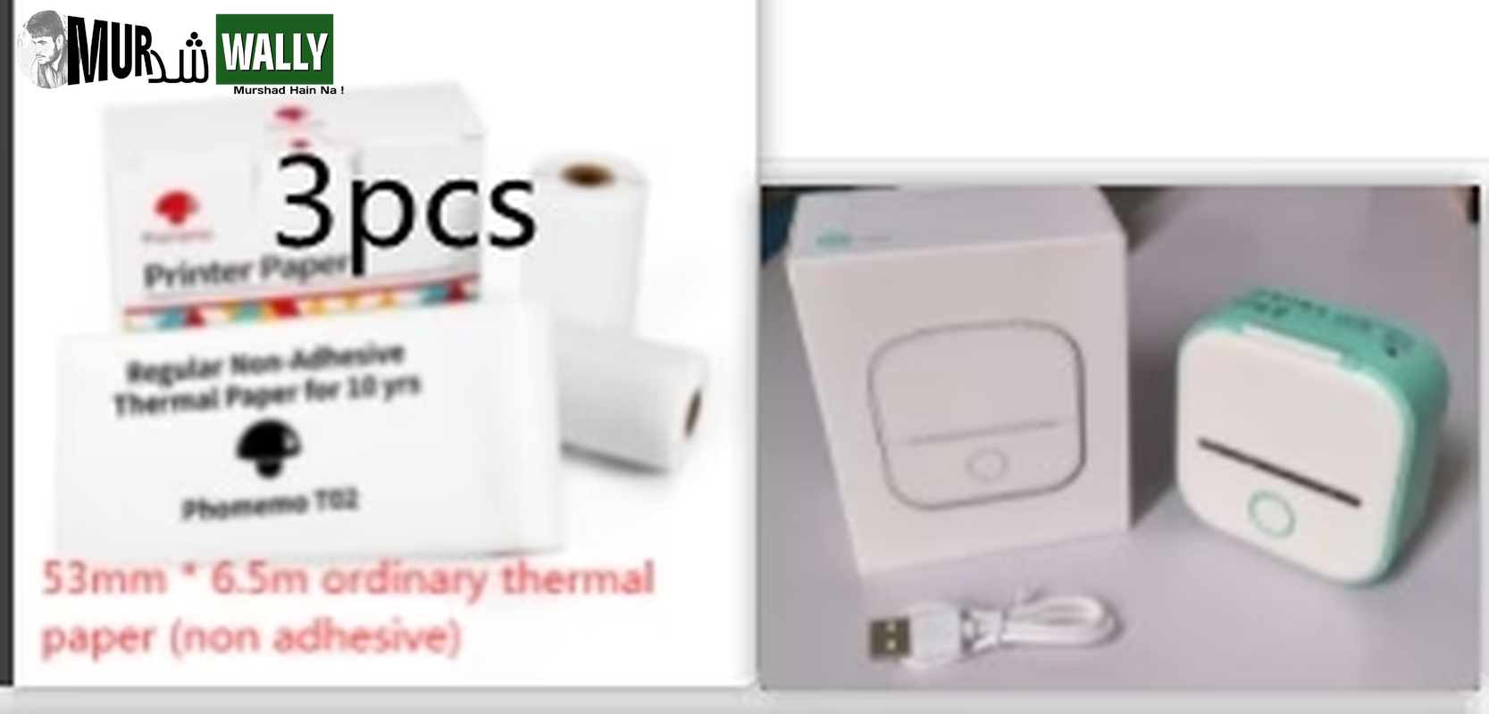 Portable Mini Thermal Label Printer Home Photo Printer Student Wrong Question Printer Bluetooth Mini Label Printer Price Tag