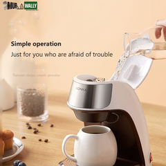 New Coffee Machine Fully Automatic Home Office Mini American Small Portable Coffee Maker