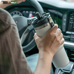 Tyeso Coffee Cup Thermos Bottle Stainless Steel Double-Layer Insulation Cold and Hot Travel Mug Vacuum Flask Car Water Bottle