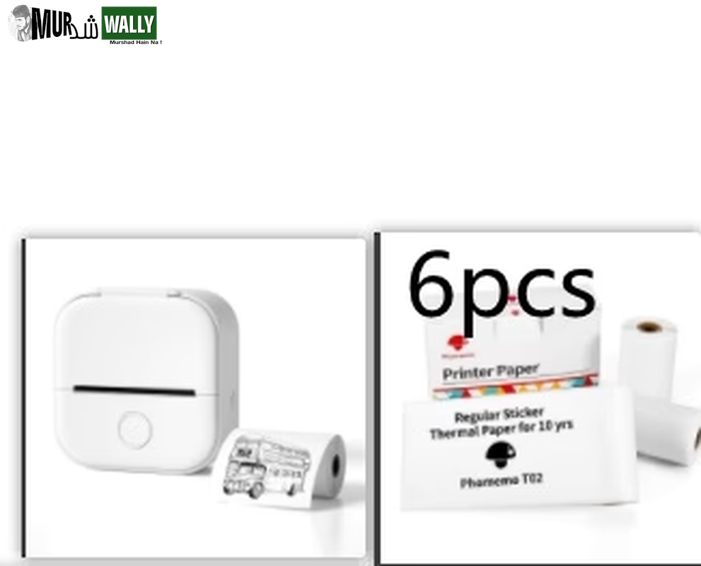 Portable Mini Thermal Label Printer Home Photo Printer Student Wrong Question Printer Bluetooth Mini Label Printer Price Tag