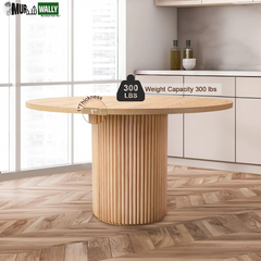 48 Inch 4-6 Kitchen round Dining Table, Modern Wooden Kitchen Dining Table, Similar to Medieval round Dining Table, Restaurant Furniture, Dining Kitchen, Leisure Coffee Table