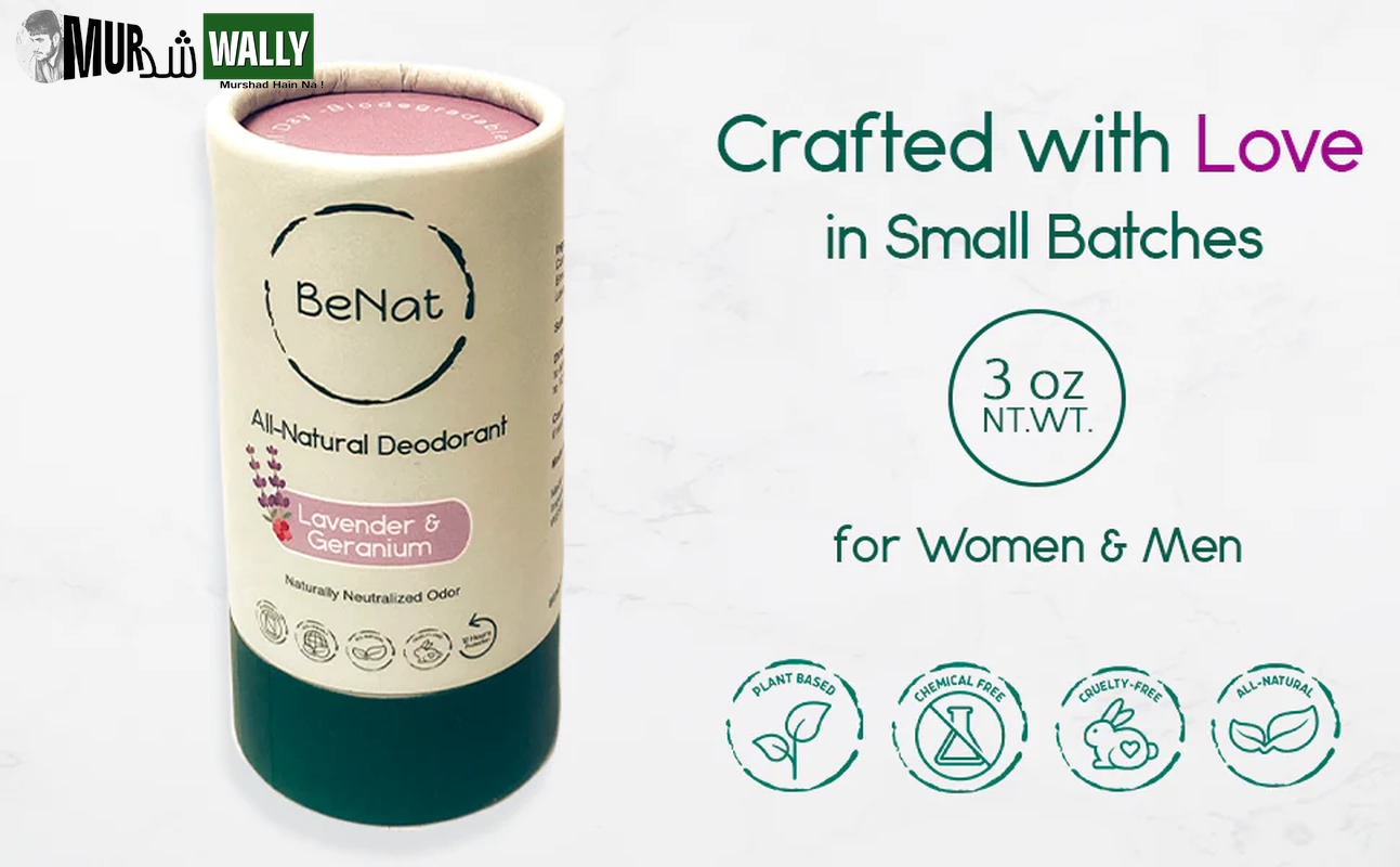 2-Pack All-Natural, Plastic-Free Deodorants