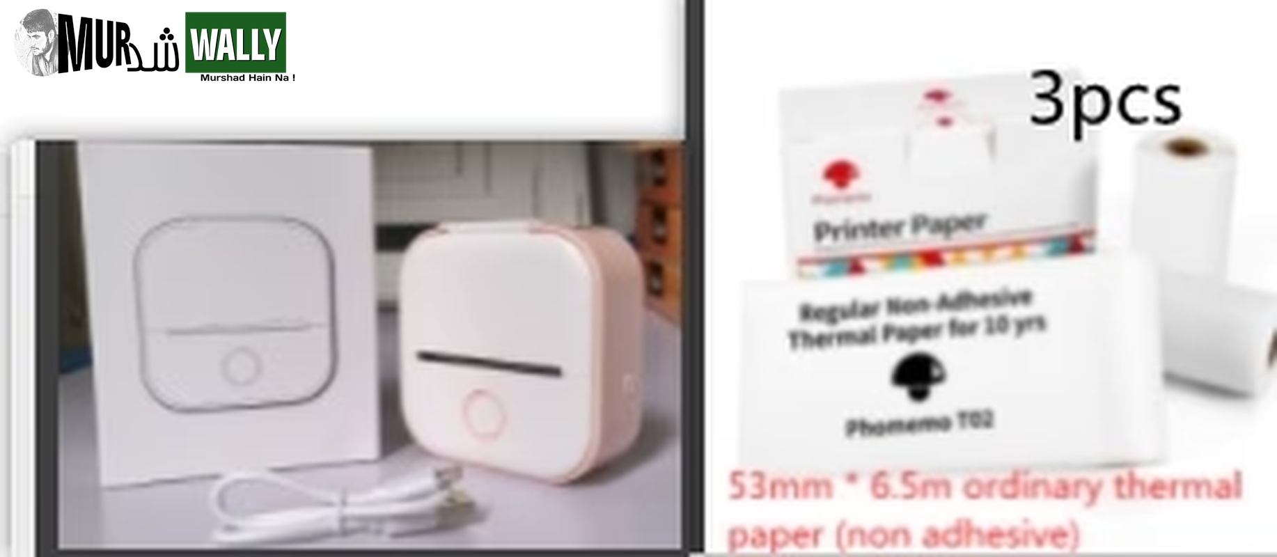 Portable Mini Thermal Label Printer Home Photo Printer Student Wrong Question Printer Bluetooth Mini Label Printer Price Tag