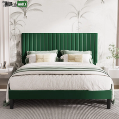 Dunphy Upholstered Platform Bed with Adjustable Headboard