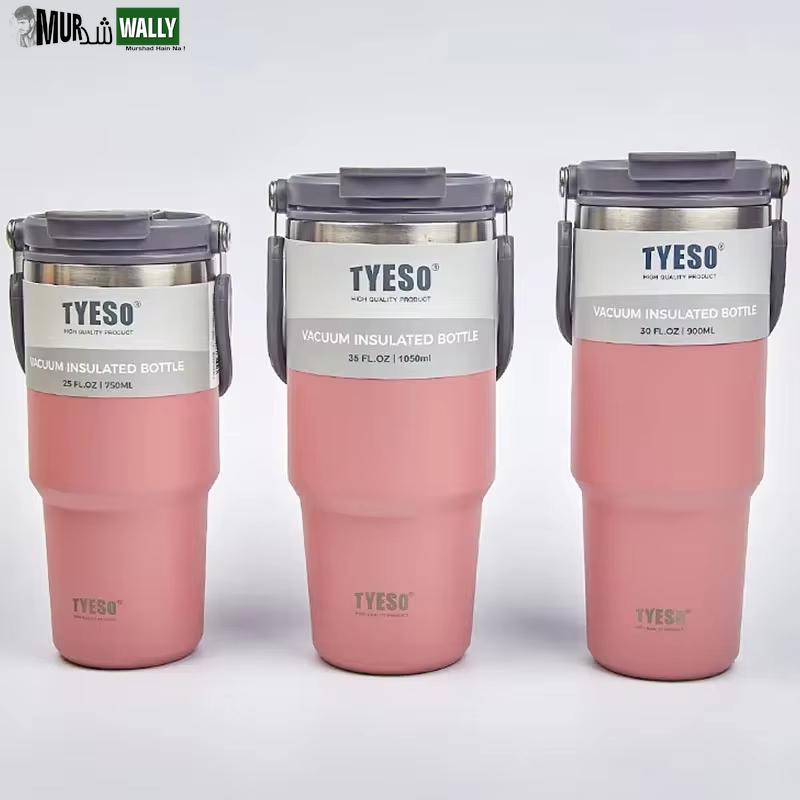 Tyeso Coffee Cup Thermos Bottle Stainless Steel Double-Layer Insulation Cold and Hot Travel Mug Vacuum Flask Car Water Bottle