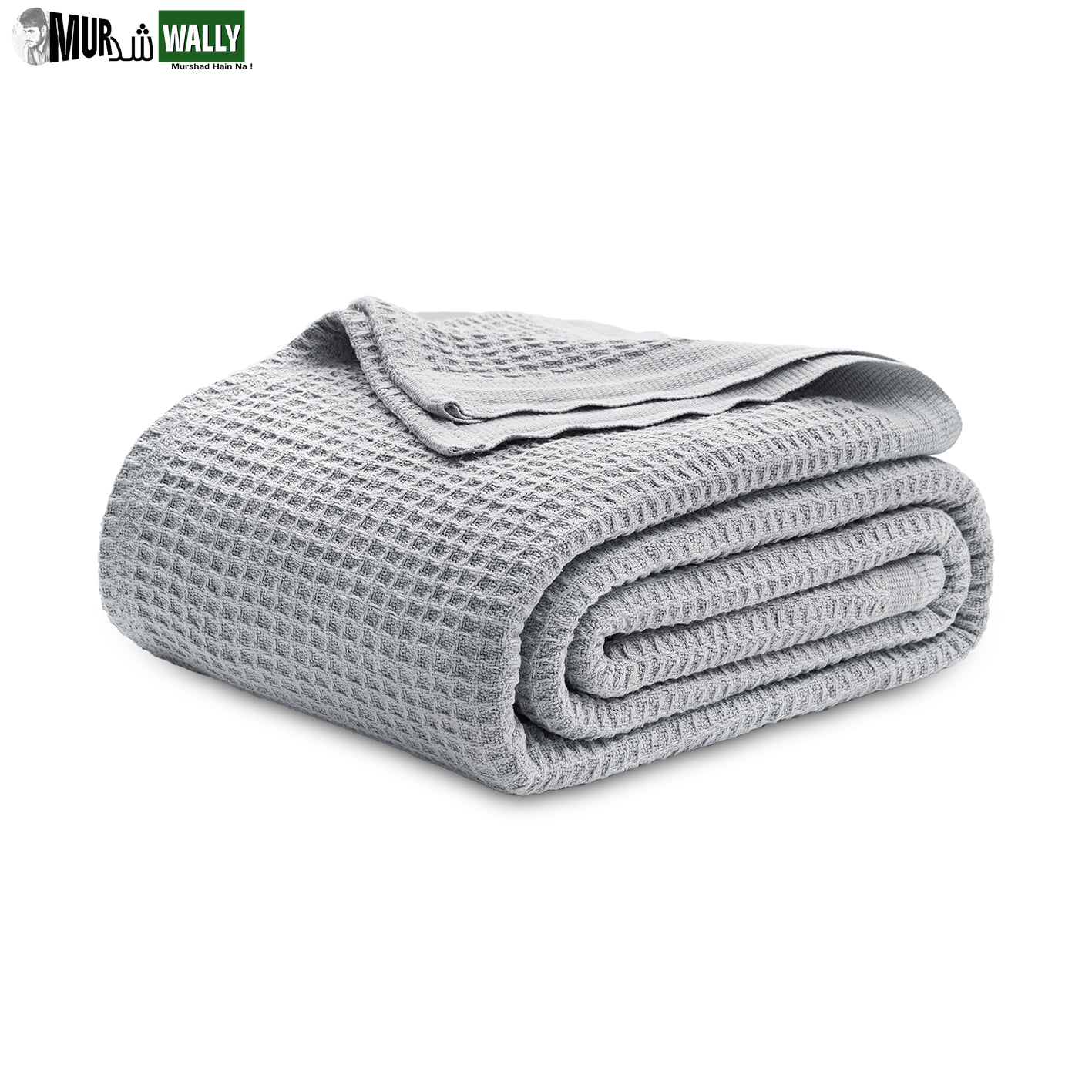 100% Cotton Blankets Twin-Xl Navy - Waffle Weave Blankets for All Seasons, 66X90 Inches