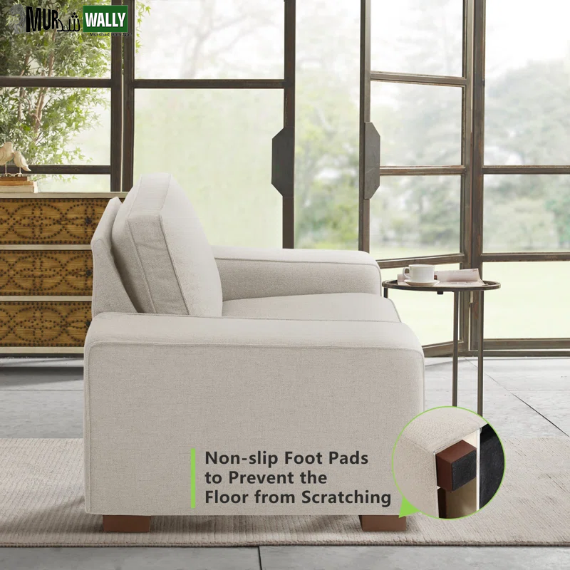 88.58" Luxury Modern Upholstered Sofa for Living Room, Couches with Solid Wood Frame