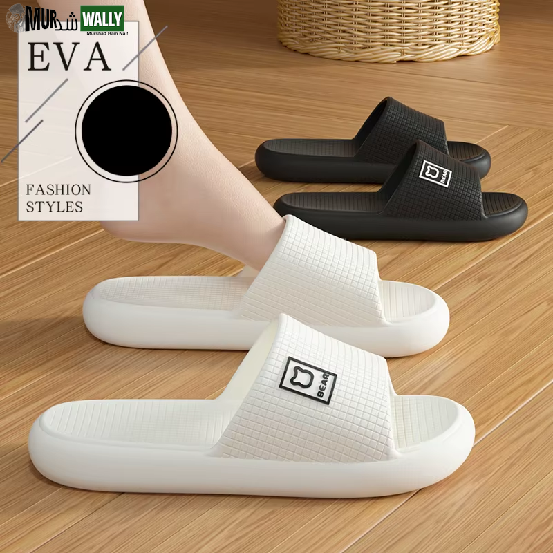 Summer Fashion Concise Couple Home Shoes Cosy Non-Slip Slides Lithe Soft Sandals for Women Men'S Slippers in House Flip Flops