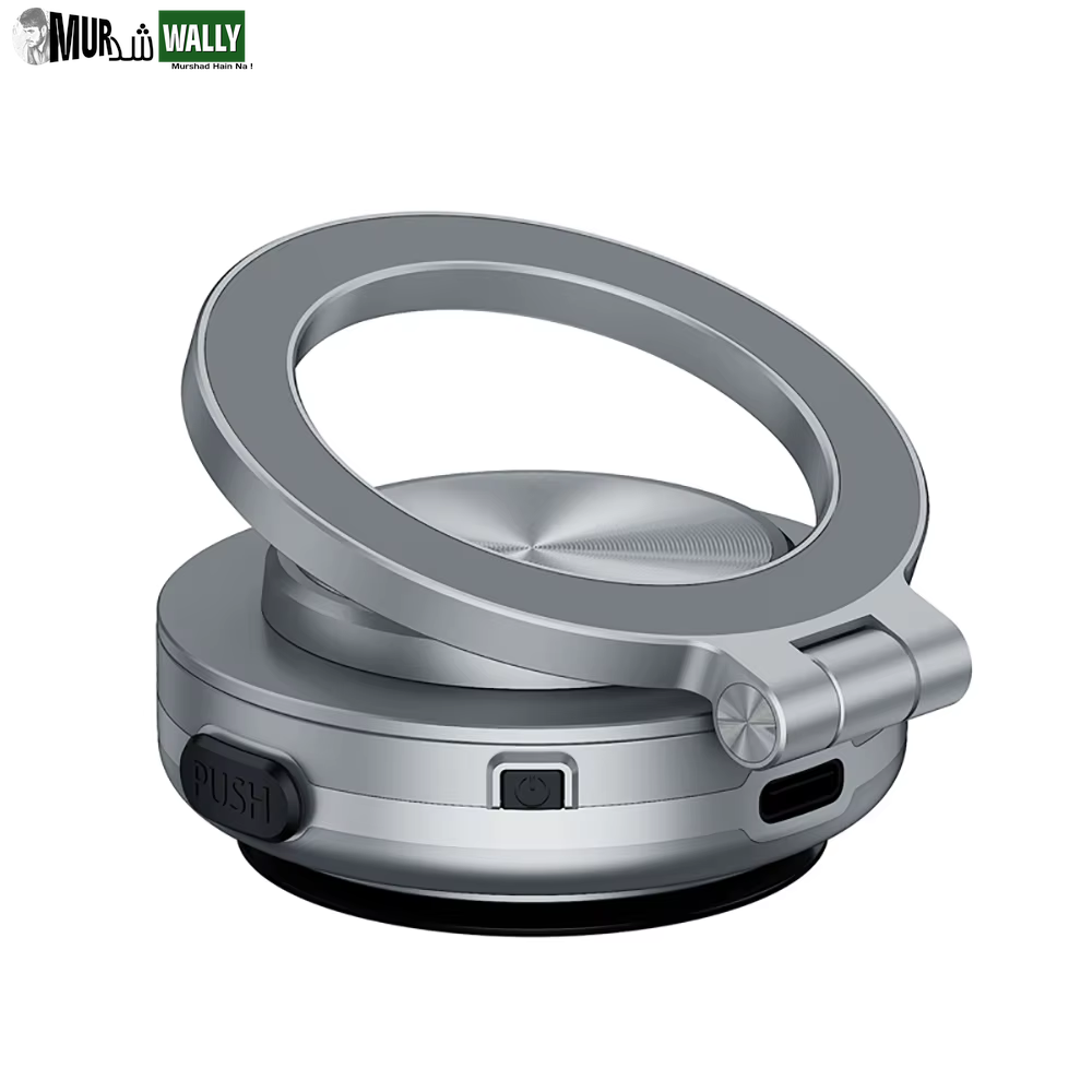 360°Rotatable Car Magnetic Holder Intelligent Vacuum Adsorption Phone Holder Car Mount Windshield Magnetic Car Stable Holder