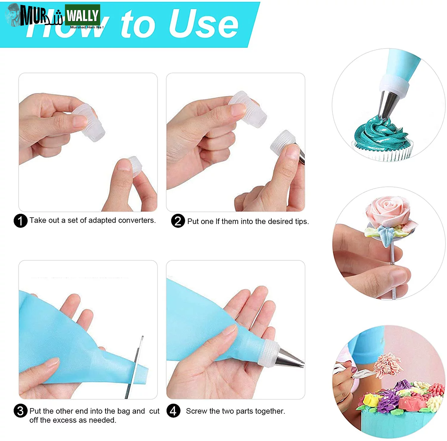Cake Decorating Kit,132Pcs Cake Decorating Tools with Cake Turntable Stand Icing Piping Bags and Tips Set Baking Supplies Set for Beginner and Cake-Lover