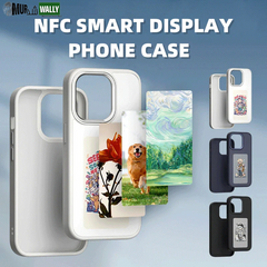 E-Ink Screen Phone Case Unlimited Screen Projection Personalized Phone Cover Battery Free New Designer Luxury Phone Case