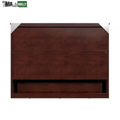 Deerfield Murphy Bed Chest Full Walnut with Charger