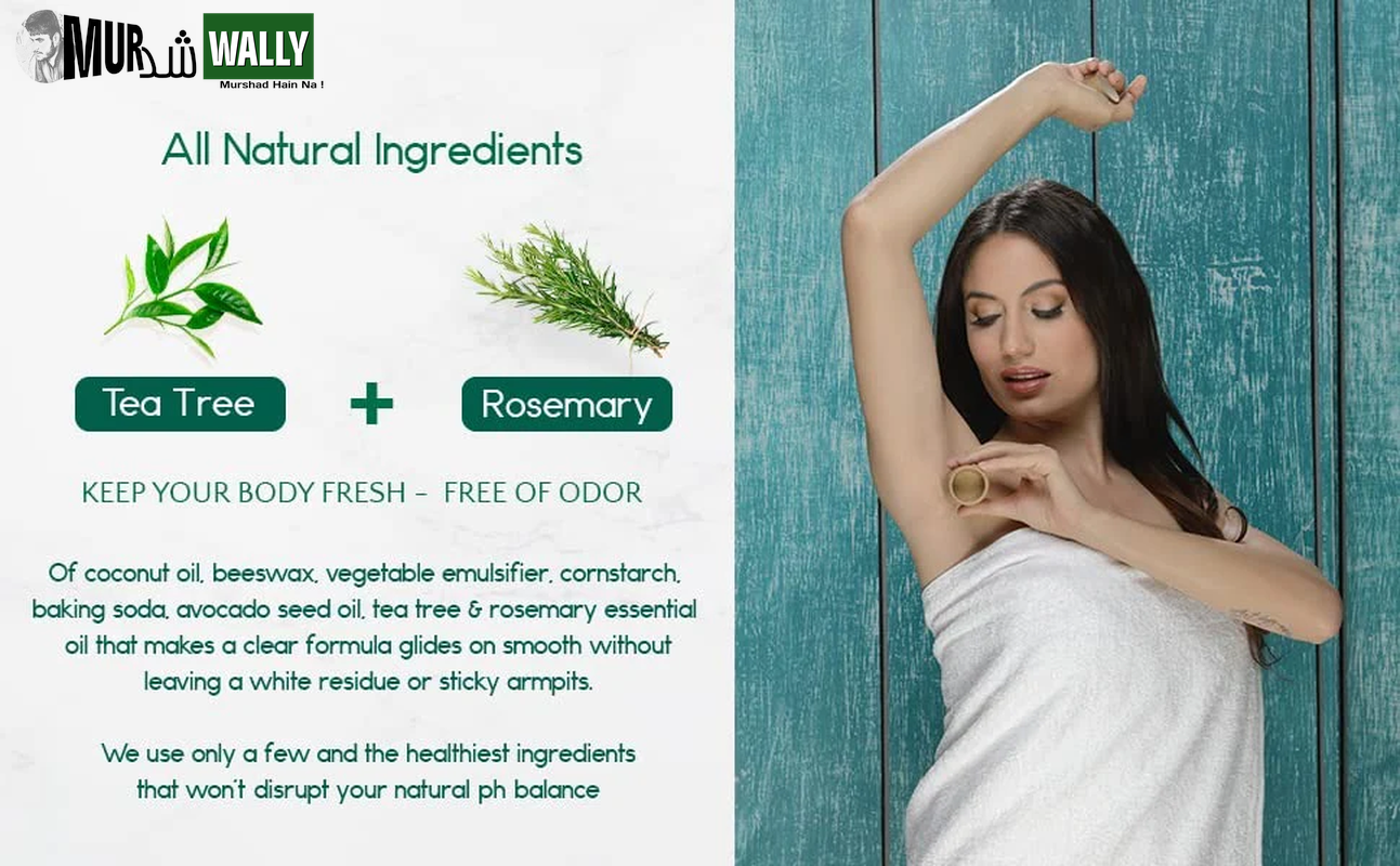2-Pack All-Natural, Plastic-Free Deodorants