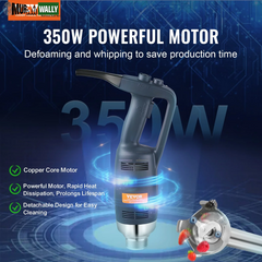 VEVOR Commercial Immersion Blender 350W Heavy Duty Hand Mixer for Soup Sauces