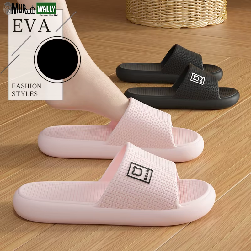 Summer Fashion Concise Couple Home Shoes Cosy Non-Slip Slides Lithe Soft Sandals for Women Men'S Slippers in House Flip Flops