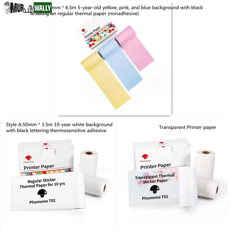 Portable Mini Thermal Label Printer Home Photo Printer Student Wrong Question Printer Bluetooth Mini Label Printer Price Tag