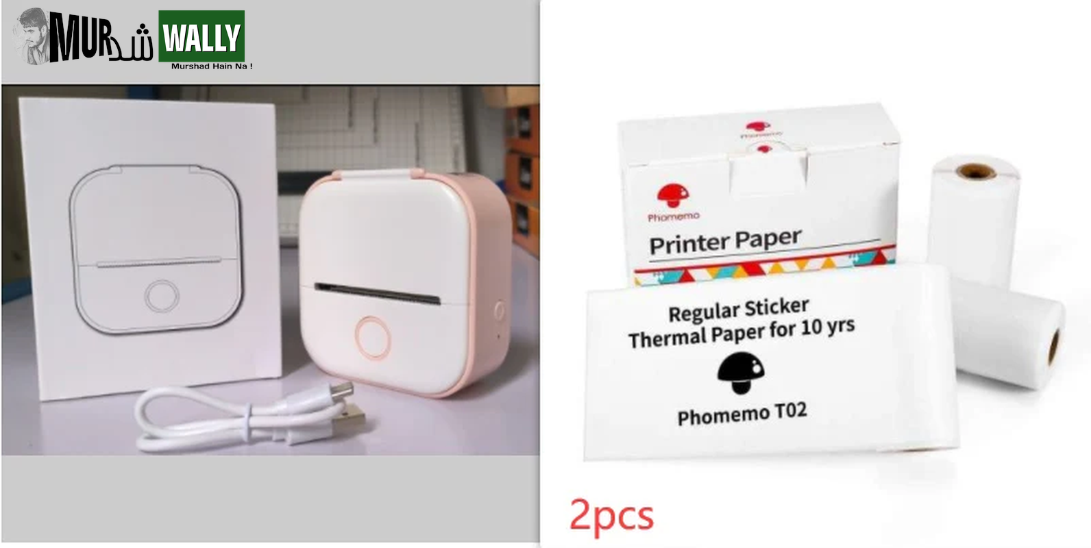 Portable Mini Thermal Label Printer Home Photo Printer Student Wrong Question Printer Bluetooth Mini Label Printer Price Tag