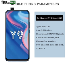 6.59" for Huawei Y9 Prime 2019 STK-L21/L22/LX3 Display Touch Screen for Huawei P Smart Z LCD STK-LX1 Replacement Digitizer