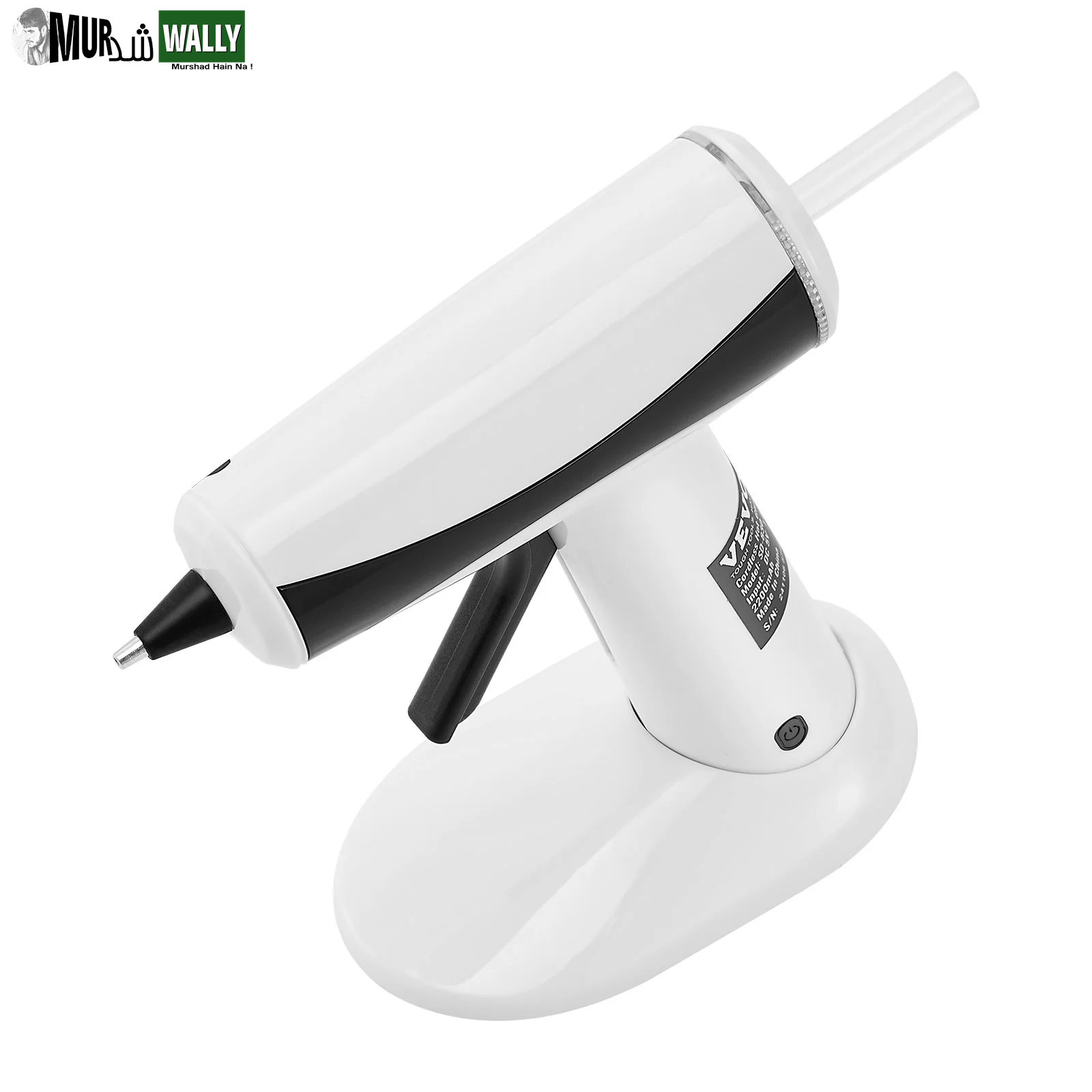 Cordless Hot Glue Gun Hot Melt Glue Gun with 20Pcs Sticks Rechargeable Battery