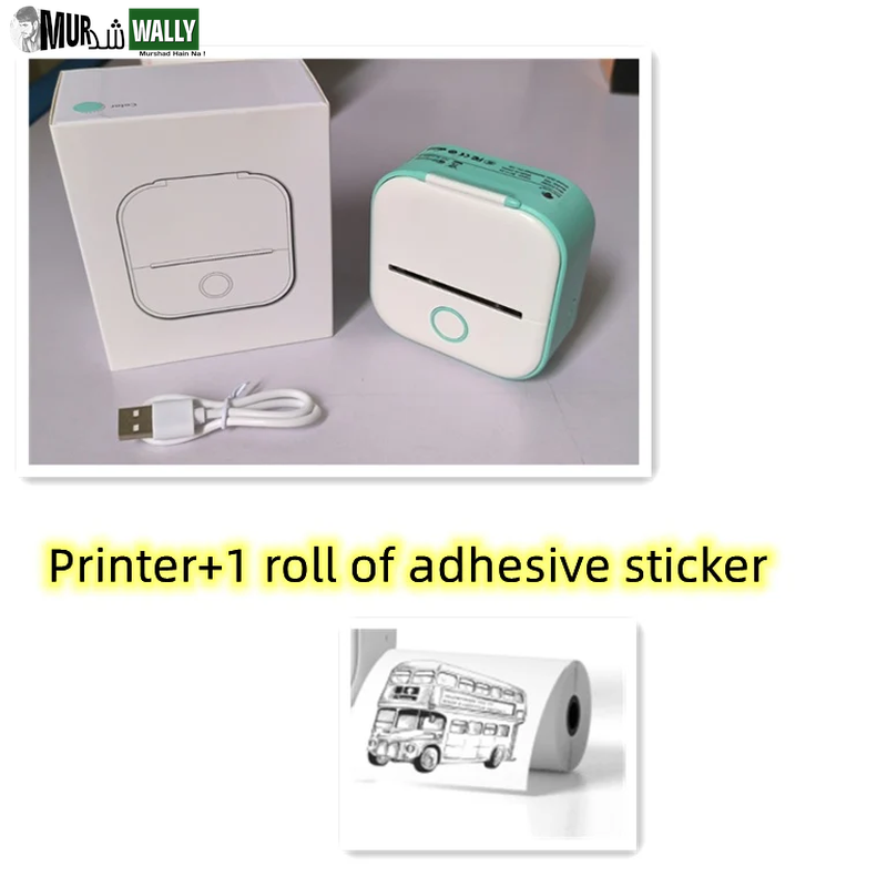 Portable Mini Thermal Label Printer Home Photo Printer Student Wrong Question Printer Bluetooth Mini Label Printer Price Tag