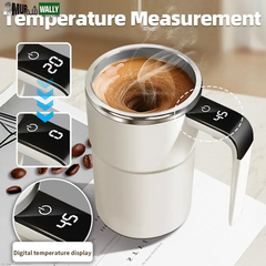 Mini Electric Coffee Self Mixing Mug Waterproof Food Safe Coffee Mug USB Rechargeable Automatic Magnetic Cup for Tea 380ML