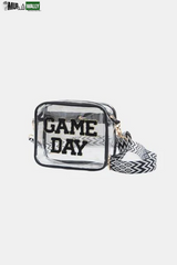 Zenana GAME DAY Stadium Approved Transparent Crossbody Bag