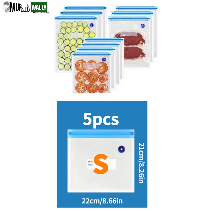 High-Quality Food Handheld Vacuum Sealer Portable & Rechargeable Vacuum Sealer (Vacuum Sealers+ 30 Reusable Vacuum Seal Bags
