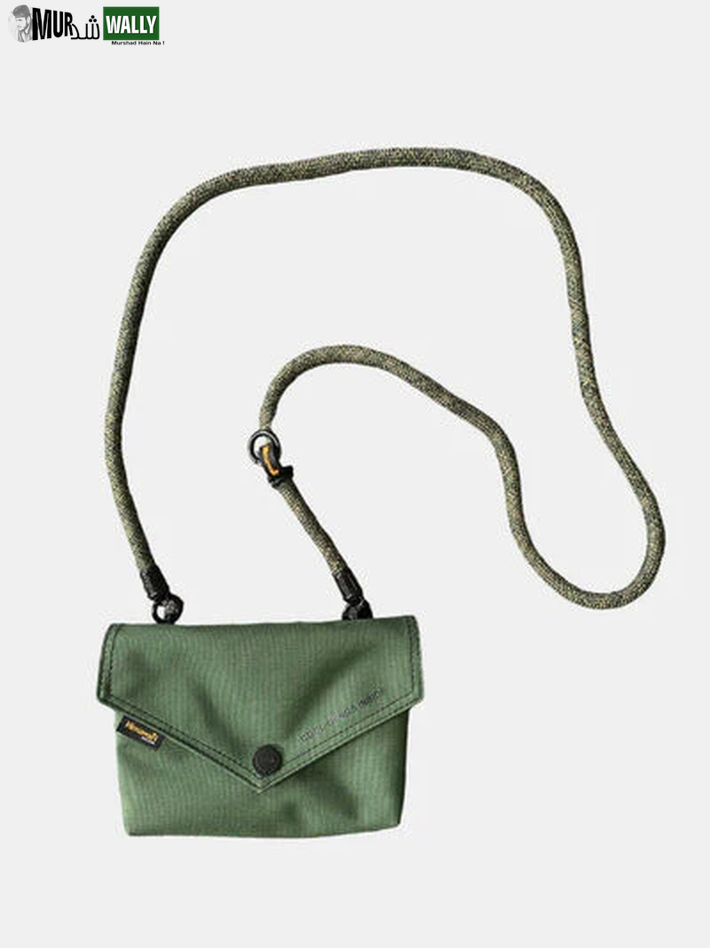 Himawari Solid Color Envelope Shape Crossbody Bag with Removable Strap