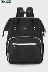 Himawari Waterproof Canvas Backpack Bag with Side Pockets