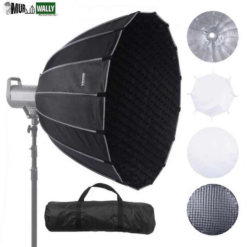 VEVOR Parabolic Softbox 33 in Quick Release & Quick Fold & Portable