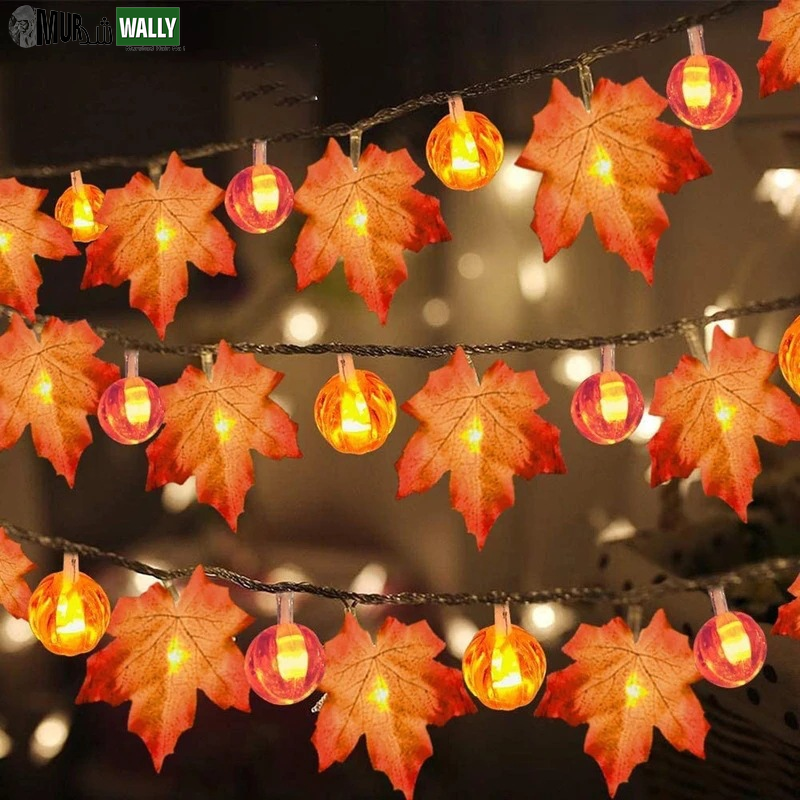 Halloween Decoration Thanksgiving Decor Pumpkin Light