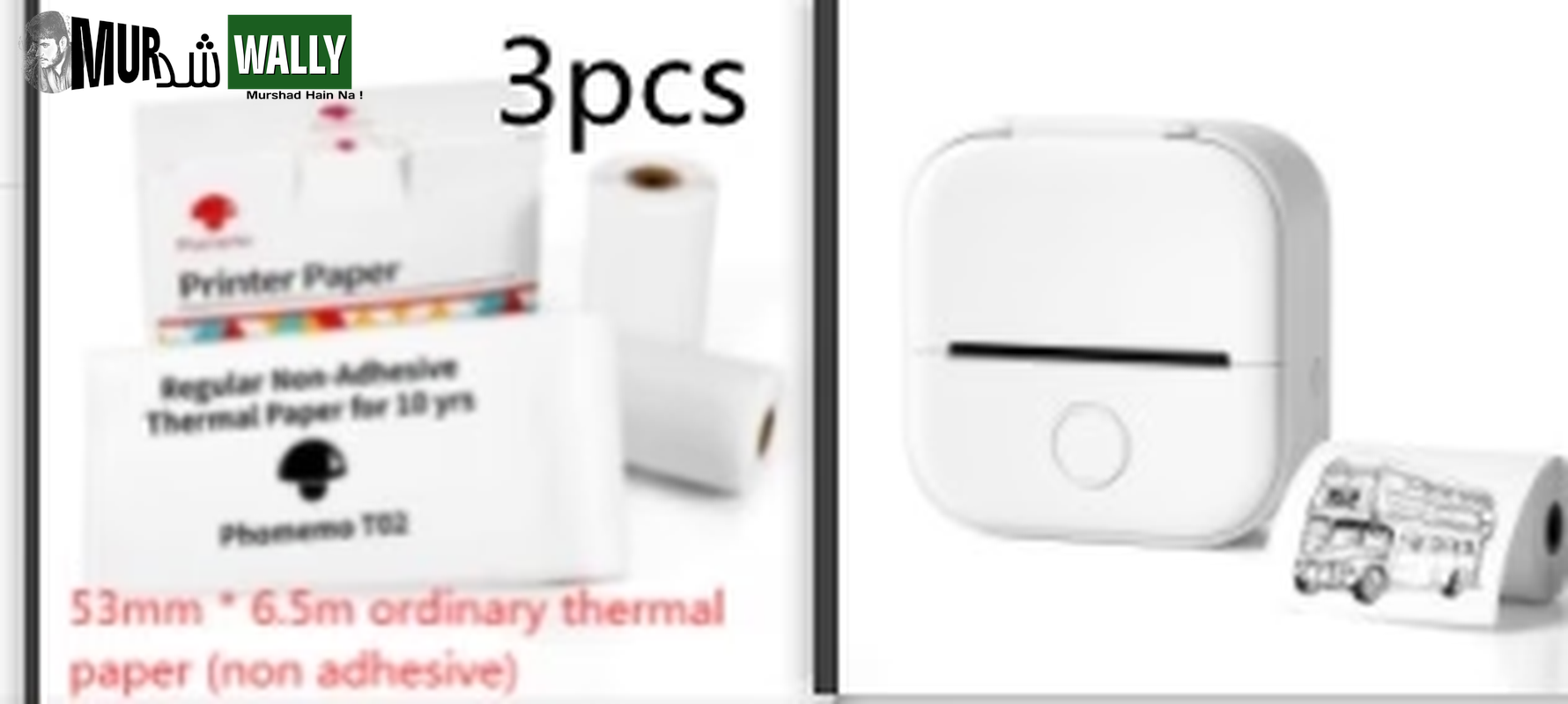 Portable Mini Thermal Label Printer Home Photo Printer Student Wrong Question Printer Bluetooth Mini Label Printer Price Tag