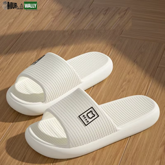 Summer Fashion Concise Couple Home Shoes Cosy Non-Slip Slides Lithe Soft Sandals for Women Men'S Slippers in House Flip Flops