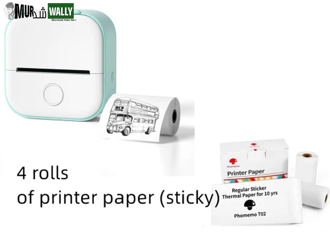 Portable Mini Thermal Label Printer Home Photo Printer Student Wrong Question Printer Bluetooth Mini Label Printer Price Tag