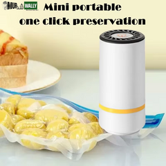 High-Quality Food Handheld Vacuum Sealer Portable & Rechargeable Vacuum Sealer (Vacuum Sealers+ 30 Reusable Vacuum Seal Bags
