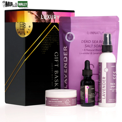 Luxury Dead Sea Spa Gift Set - Bath Salt, Facial Spray, Mud Mask & Essential Oil - Aromatherapy & Skincare Collection for Relaxation, Hydration & Detox - Perfect Self-Care Gift for Women & Men