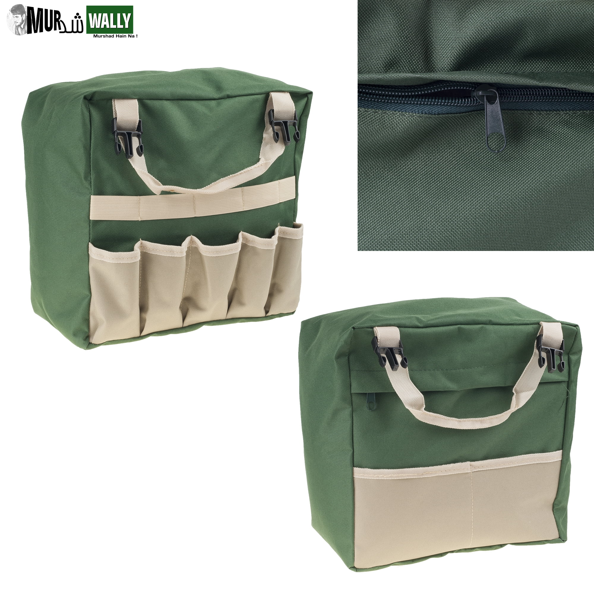 All-In-One Garden Tool Set, Stool, and Carry Bag