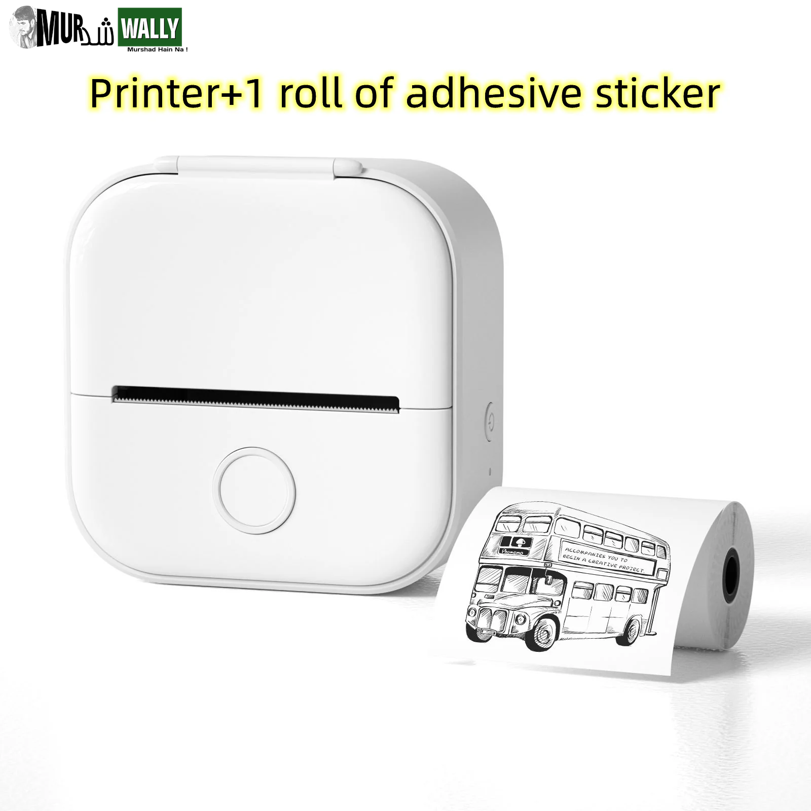 Portable Mini Thermal Label Printer Home Photo Printer Student Wrong Question Printer Bluetooth Mini Label Printer Price Tag