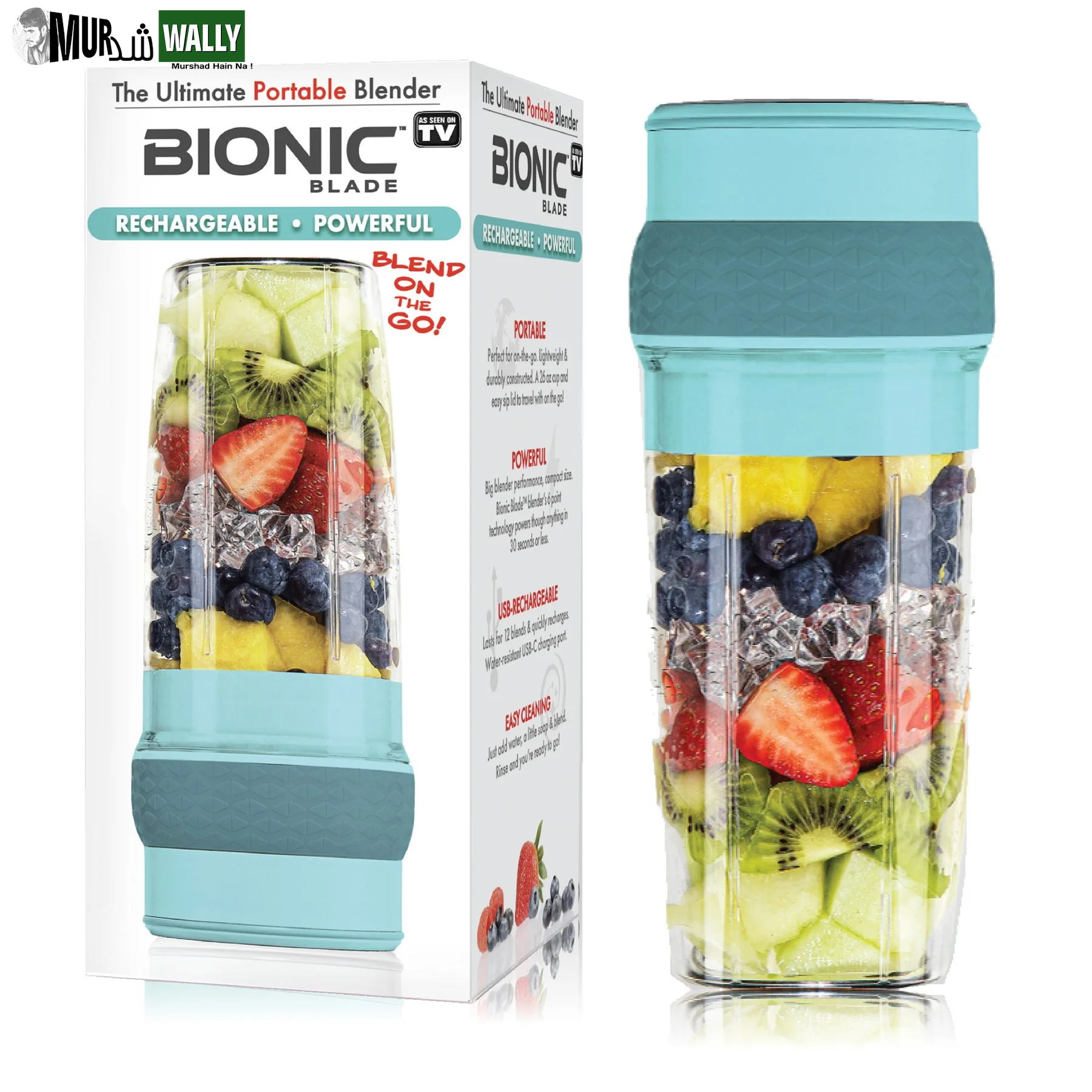 Bionic Blade Smoothie Blender Personal Portable Rechargeable Blender Juicer Protein Mikshake Baby Food Maker