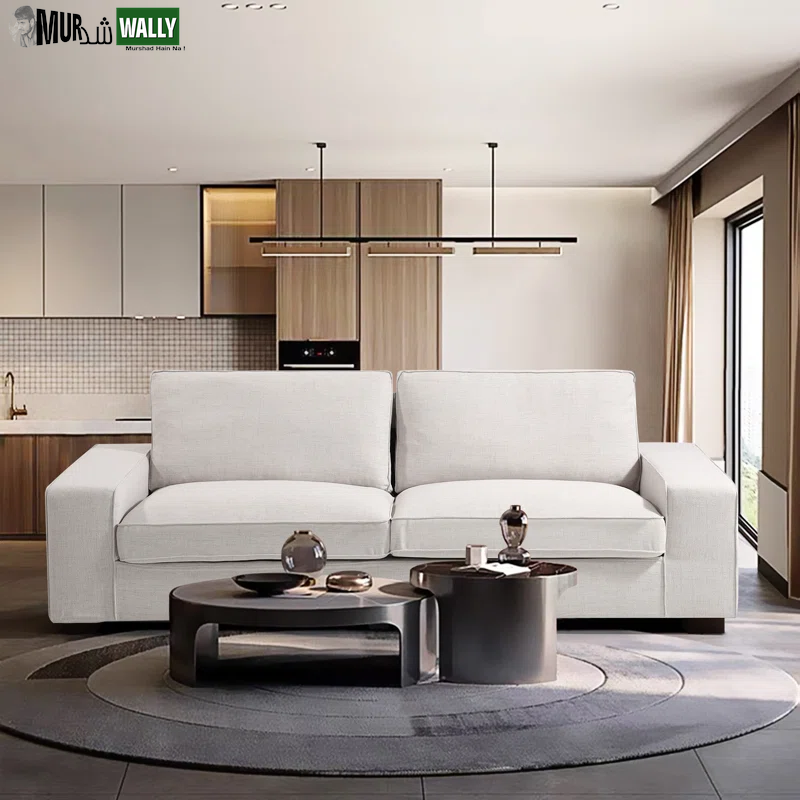 88.58" Luxury Modern Upholstered Sofa for Living Room, Couches with Solid Wood Frame
