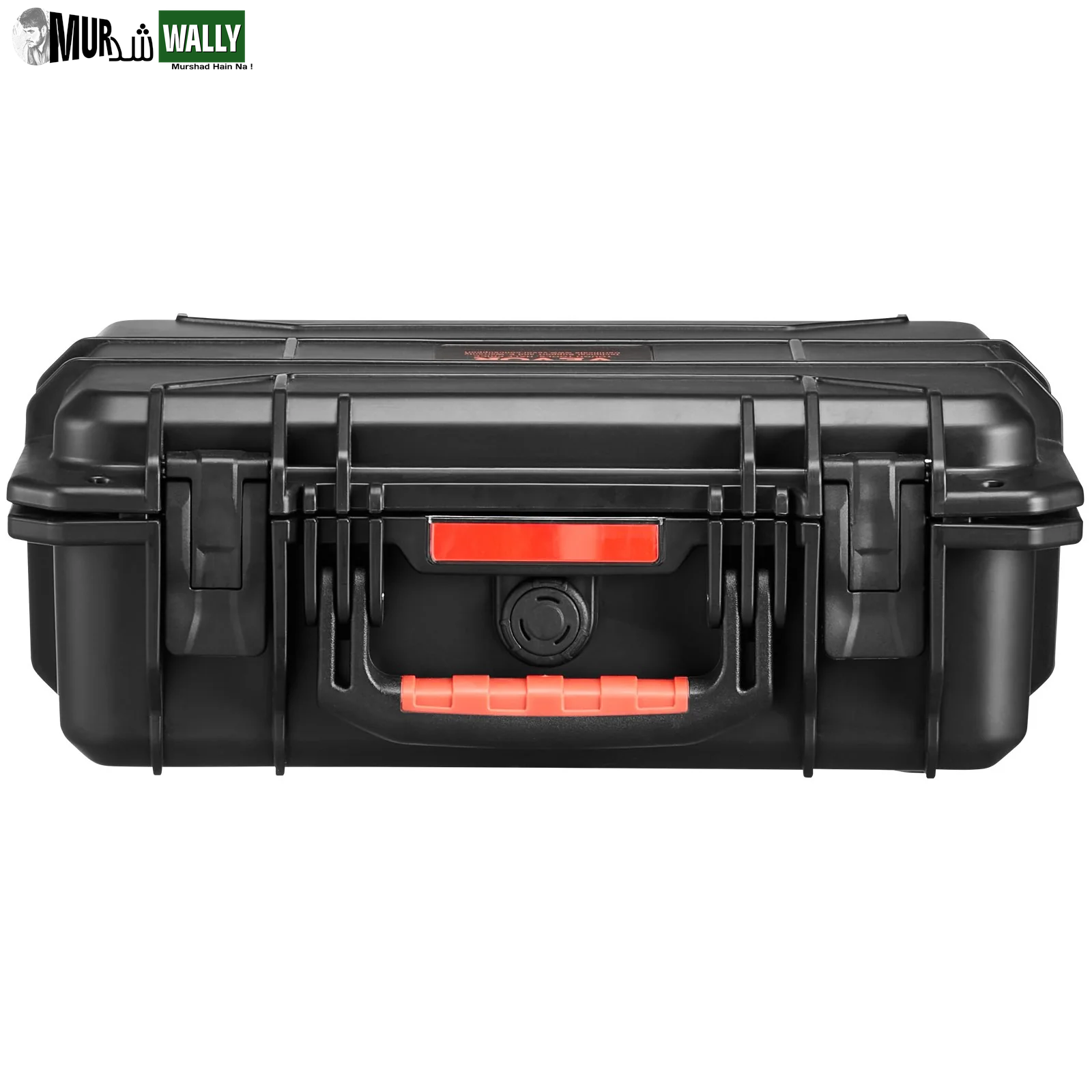 VEVOR 0.56 Cu.Ft Weatherproof Hard Case with Handle Clips Padlock Holes PU Foam Protect Pistol, Microphone, and Camera Equipment