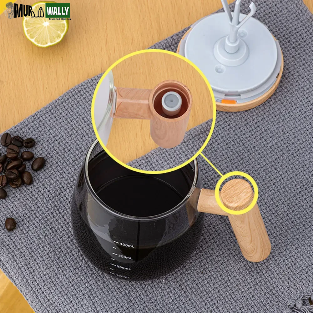 Mini Electric Coffee Self Mixing Mug Waterproof Food Safe Coffee Mug USB Rechargeable Automatic Magnetic Cup for Tea 380ML